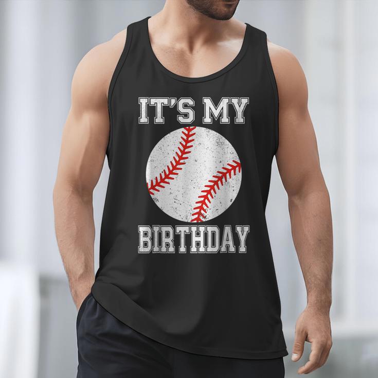 It’s My Birthday Baseball Vintage Style Men Tank Top It’s My Birthday Baseball Vintage Style Men Tank Top