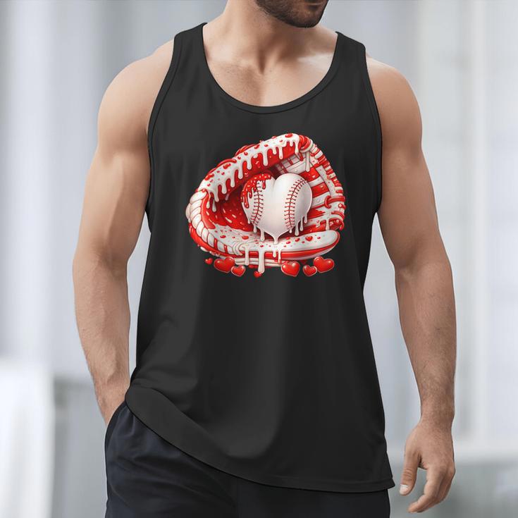 Kid Drip Ice Cream Baseball Heart Catcher Valentines Day Boy Men Tank Top Kid Drip Ice Cream Baseball Heart Catcher Valentines Day Boy Men Tank Top