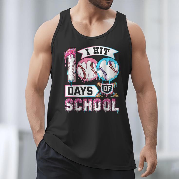 Kids 100 Days Of School Boys 100th Day Baseball Drip Toddler Men Tank Top Kids 100 Days Of School Boys 100th Day Baseball Drip Toddler Men Tank Top