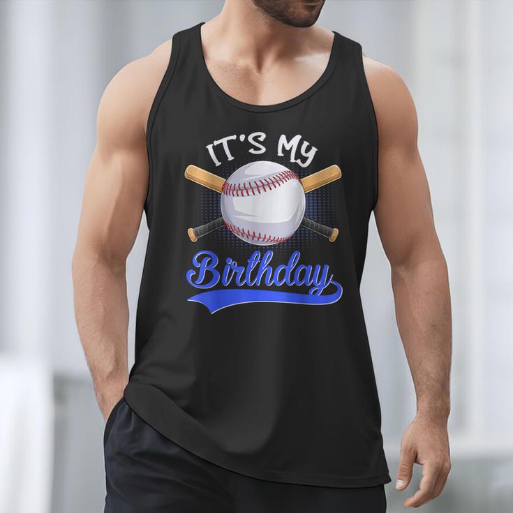 Kids 8th Baseball Birthday Party Boys Sport Fan 8 Years Old Men Tank Top Kids 8th Baseball Birthday Party Boys Sport Fan 8 Years Old Men Tank Top