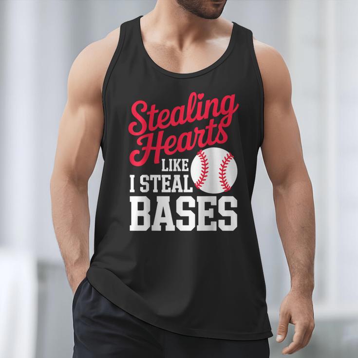 Kids Stealing Hearts Cute Baseball Boys Men Tank Top