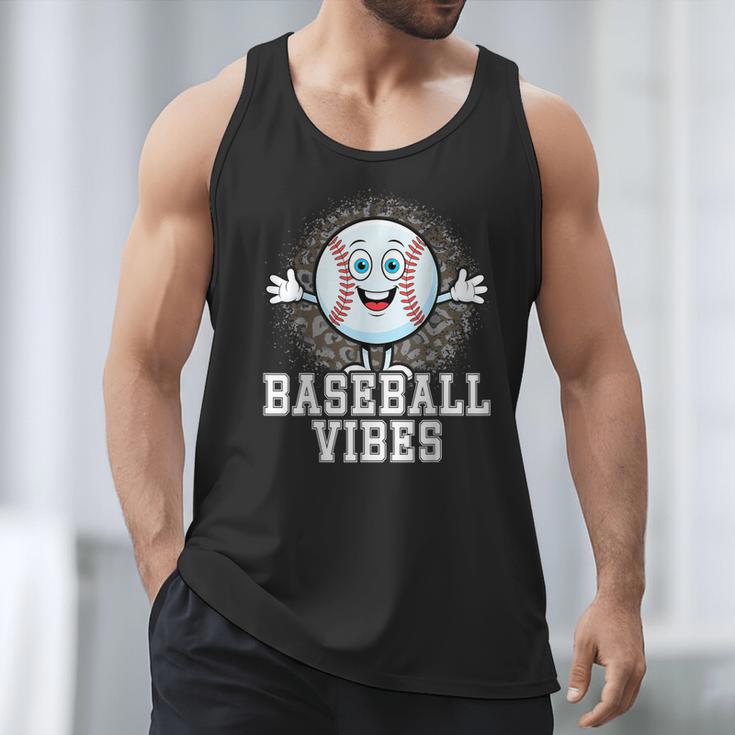 Leopard Baseball Vibes Game Day Softball Life Mom Men Tank Top Leopard Baseball Vibes Game Day Softball Life Mom Men Tank Top
