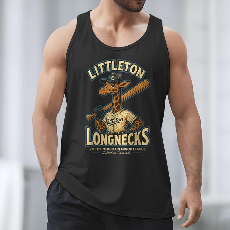 Littleton Longnecks Retro Minor League Baseball Men Tank Top Littleton Longnecks Retro Minor League Baseball Men Tank Top