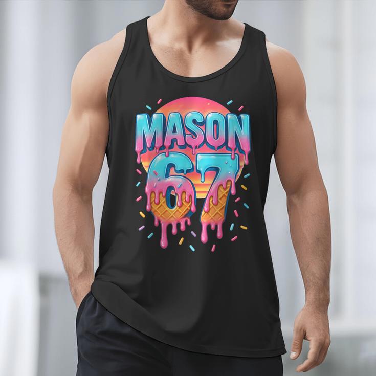 Mason 67 Costume Ice Cream Baseball Drip 6 7 Meme Six Seven Men Tank Top Mason 67 Costume Ice Cream Baseball Drip 6 7 Meme Six Seven Men Tank Top