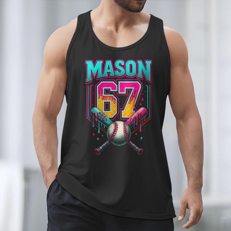 Mason 67 Ice Cream Drip Baseball Ice Cream Drip Men Tank Top Mason 67 Ice Cream Drip Baseball Ice Cream Drip Men Tank Top