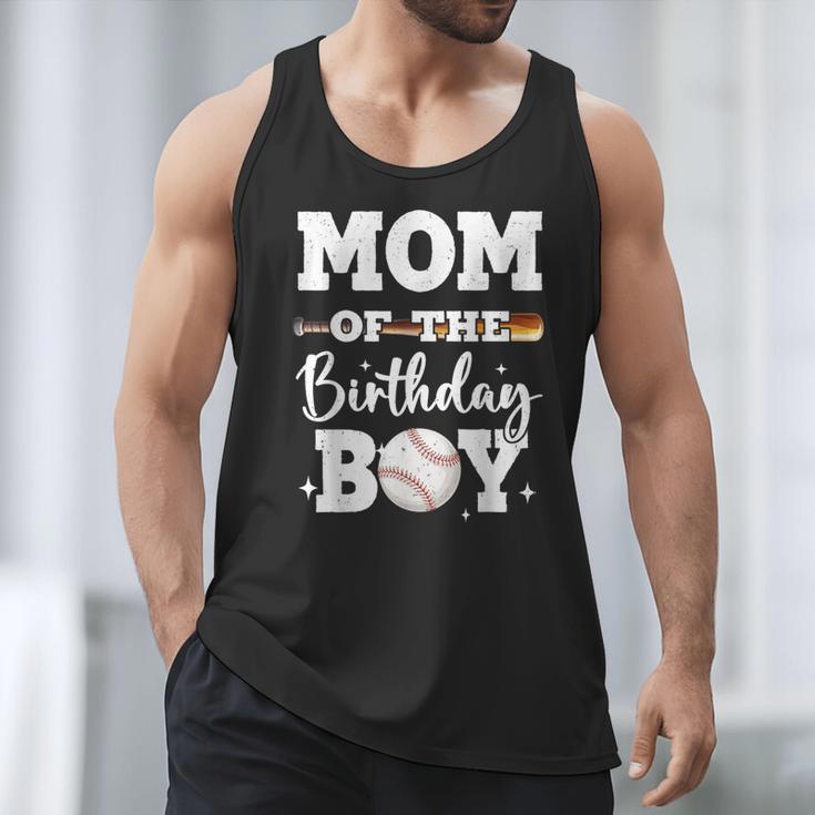 Mom Of The Birthday Boy Baseball Bday Family Men Tank Top