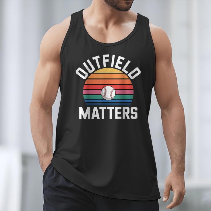 Outfield Matters Baseball Outfielder Athlete Sports Men Tank Top Outfield Matters Baseball Outfielder Athlete Sports Men Tank Top