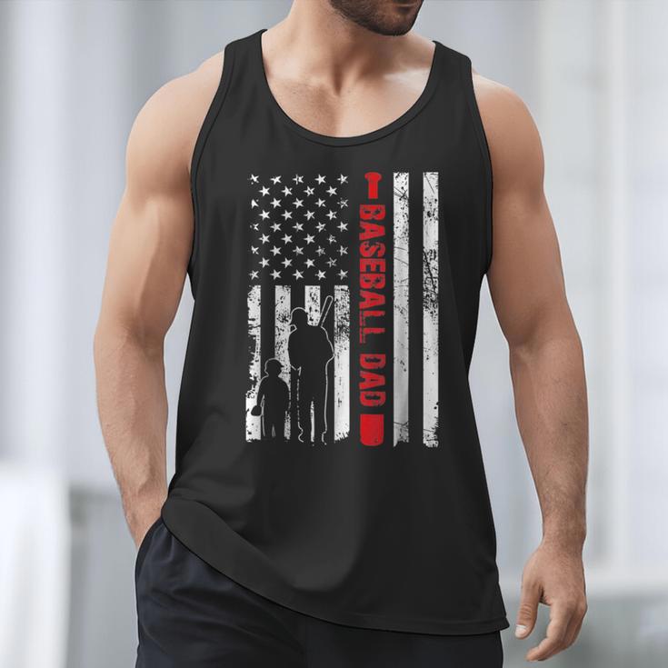 Proud Baseball Dad American Flag Sports Father Day Men Tank Top Proud Baseball Dad American Flag Sports Father Day Men Tank Top