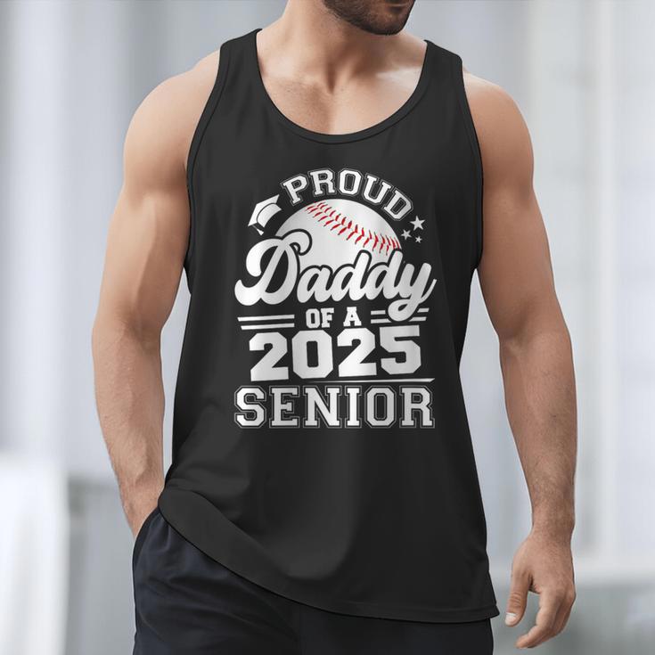 Proud Daddy Of A 2025 Senior Baseball Dad Papa Grad 2025 Men Tank Top