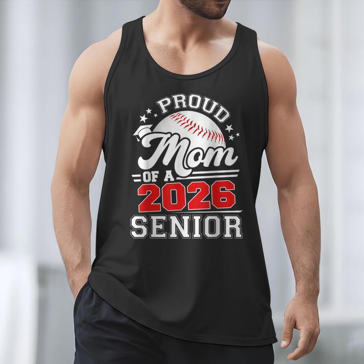 Proud Mom Of A 2026 Senior Baseball Graduation 2026 Men Tank Top