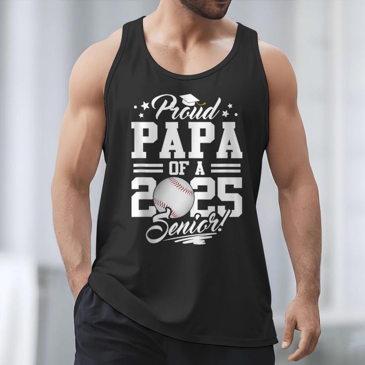 Proud Papa Of A 2025 Senior Graduate Baseball Dad Men Tank Top