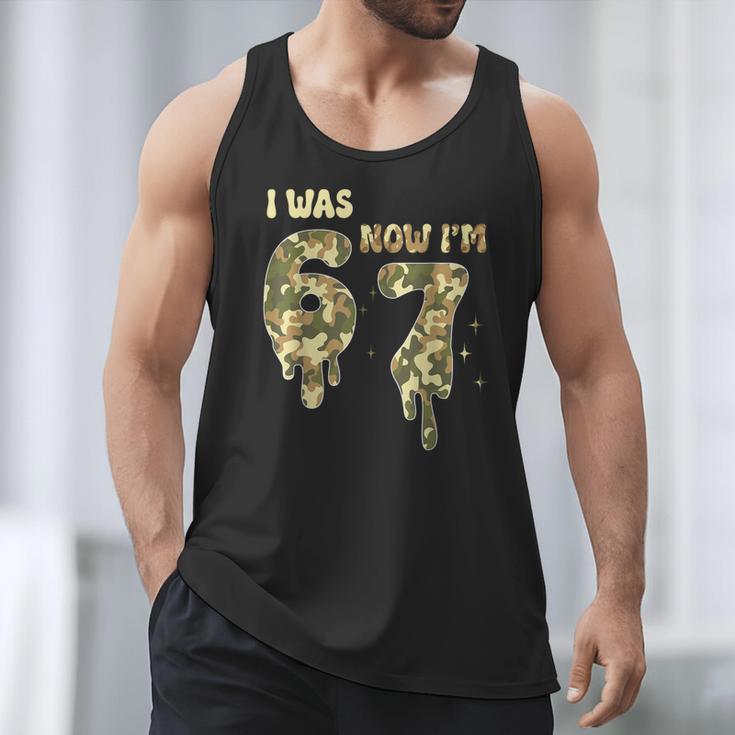 Retro I Was 6 Now I'm 7 Camo 67 Ice Cream Drip Baseball Men Tank Top Retro I Was 6 Now I'm 7 Camo 67 Ice Cream Drip Baseball Men Tank Top