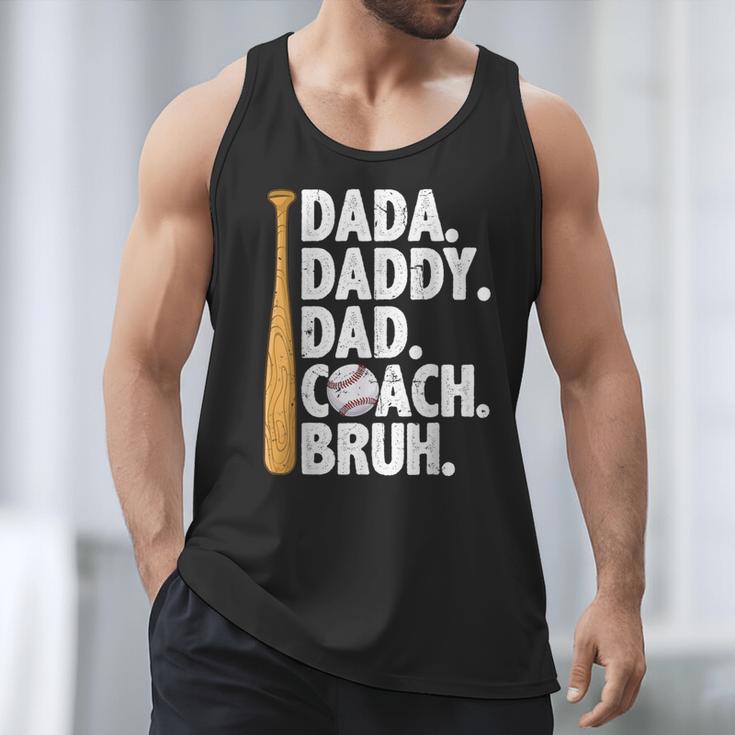 Retro Dada Daddy Dad Coach Bruh Baseball Dad Fathers Day Men Men Tank Top Retro Dada Daddy Dad Coach Bruh Baseball Dad Fathers Day Men Men Tank Top