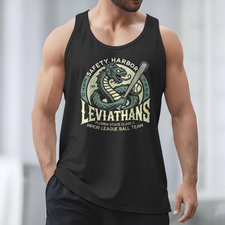 Safety Harbor Leviathans Retro Baseball Monster Men Tank Top