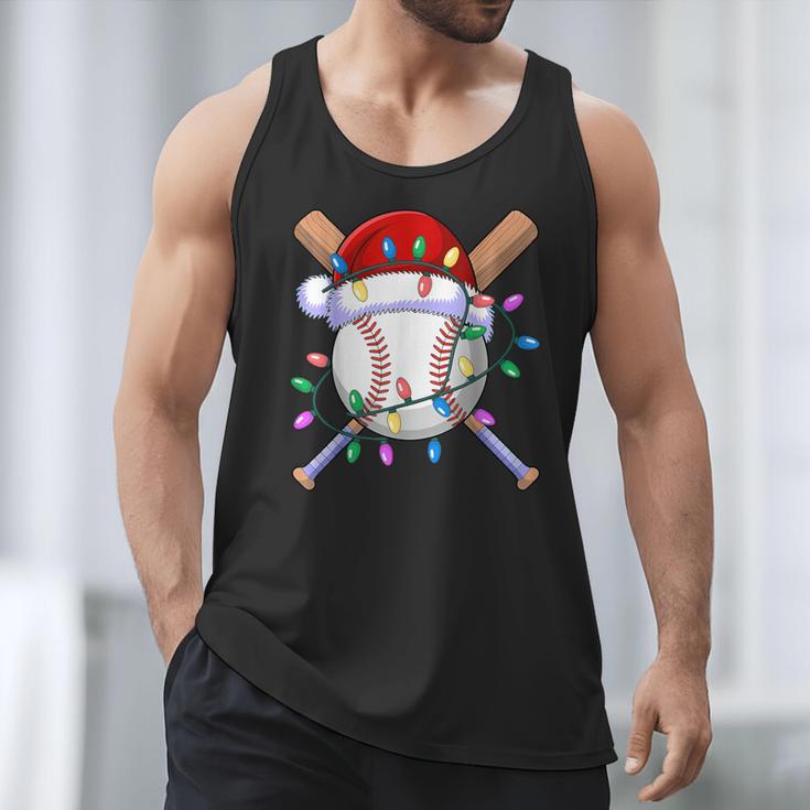 Santa Sports Christmas Baseball Player Men Tank Top Santa Sports Christmas Baseball Player Men Tank Top