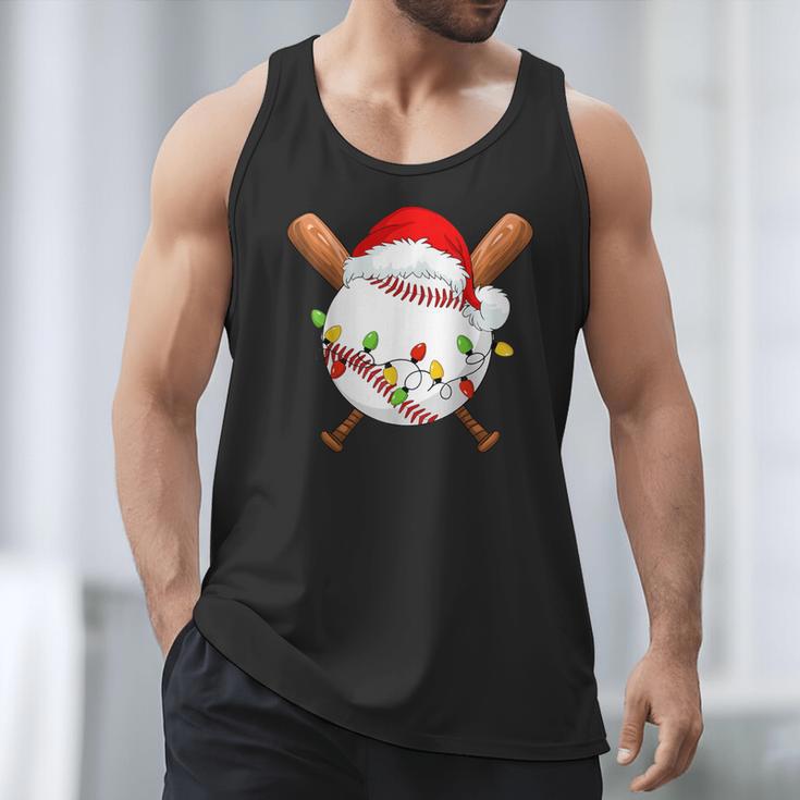 Santa Sports For Men Boys Christmas Baseball Player Men Tank Top Santa Sports For Men Boys Christmas Baseball Player Men Tank Top