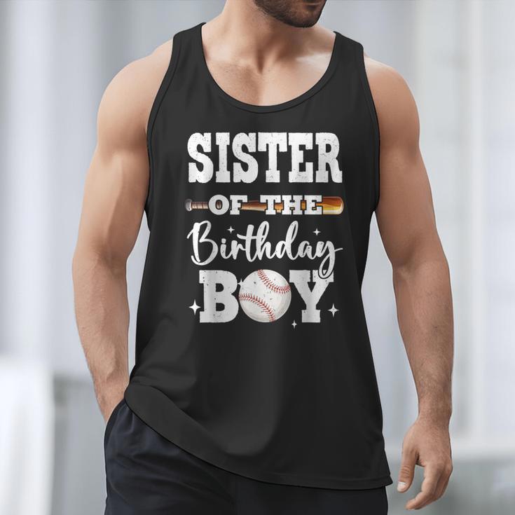 Sister Of The Birthday Boy Baseball Bday Family Men Tank Top Sister Of The Birthday Boy Baseball Bday Family Men Tank Top