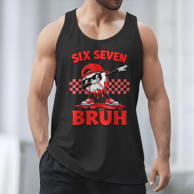 Six Seven 67 Bruh Baseball Valentine’s Day Teens Boys Kids Men Tank Top