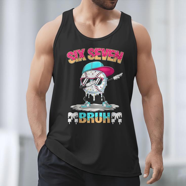 Six Seven 67 Meme Ice Cream Drip Baseball Dabbing Boy Kids Men Tank Top Six Seven 67 Meme Ice Cream Drip Baseball Dabbing Boy Kids Men Tank Top