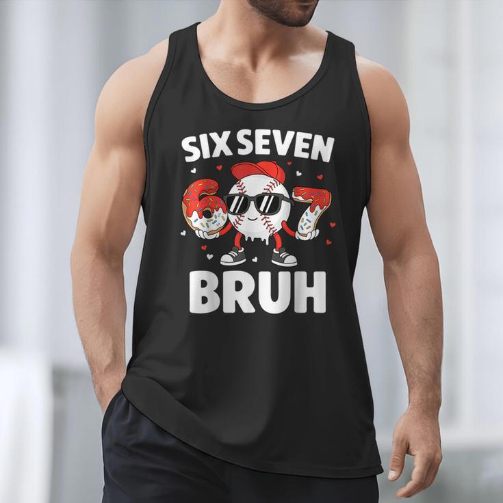 Six Seven Bruh Valentines Baseball Kids 67 Valentine Boys Men Tank Top