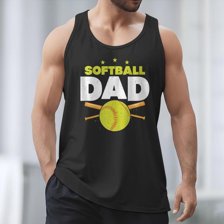 Softball Dad Just Like A Baseball Dad Player Men Tank Top Softball Dad Just Like A Baseball Dad Player Men Tank Top