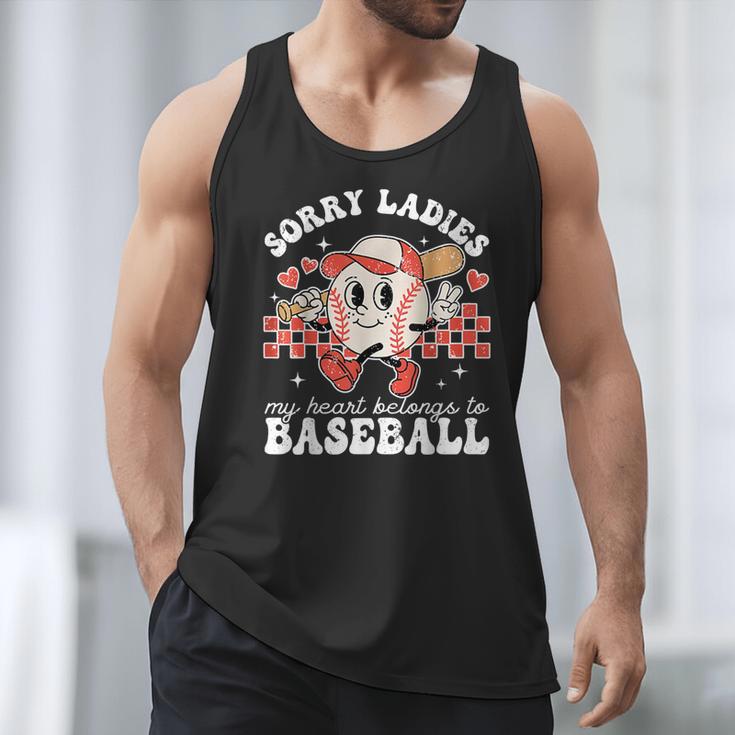 Sorry Ladies My Heart Belongs To Baseball Boy Kids Men Tank Top Sorry Ladies My Heart Belongs To Baseball Boy Kids Men Tank Top
