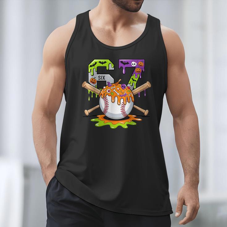Spooky Halloween Baseball Ice Cream Dripping Six Seven 6 7 Men Tank Top Spooky Halloween Baseball Ice Cream Dripping Six Seven 6 7 Men Tank Top