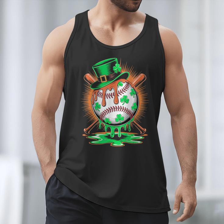 St Patrick Day Baseball Drip Ice Cream Kids Boys Men Men Tank Top St Patrick Day Baseball Drip Ice Cream Kids Boys Men Men Tank Top