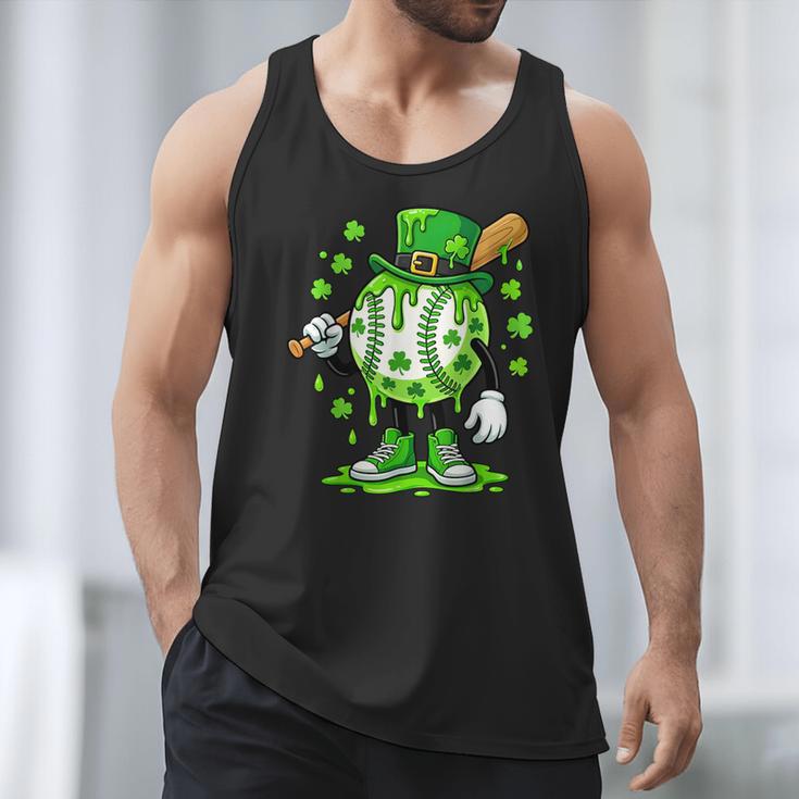 St Patricks Day Shamrock Baseball Drip Icecream Irish Boys Men Tank Top St Patricks Day Shamrock Baseball Drip Icecream Irish Boys Men Tank Top