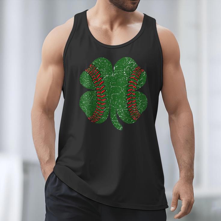 St Patricks Day Shamrock Baseball Saint Paddy's Men Tank Top