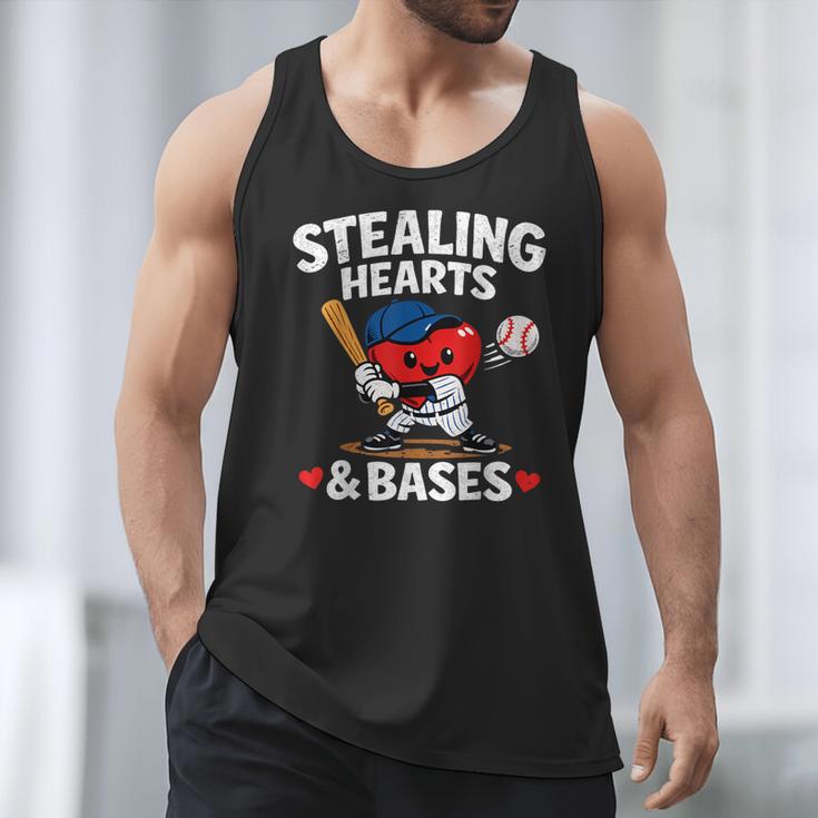Stealing Hearts & Bases Valentine’s Day Baseball Love Men Tank Top Stealing Hearts & Bases Valentine’s Day Baseball Love Men Tank Top