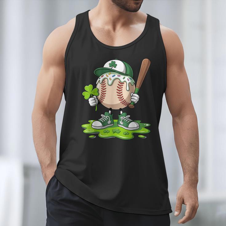 Toddler Baseball Drip Ice Cream Boys Kids St Patricks Day Men Tank Top Toddler Baseball Drip Ice Cream Boys Kids St Patricks Day Men Tank Top