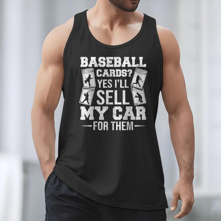 Trading Card Collector Cardboard Baseball Card Collector Men Tank Top