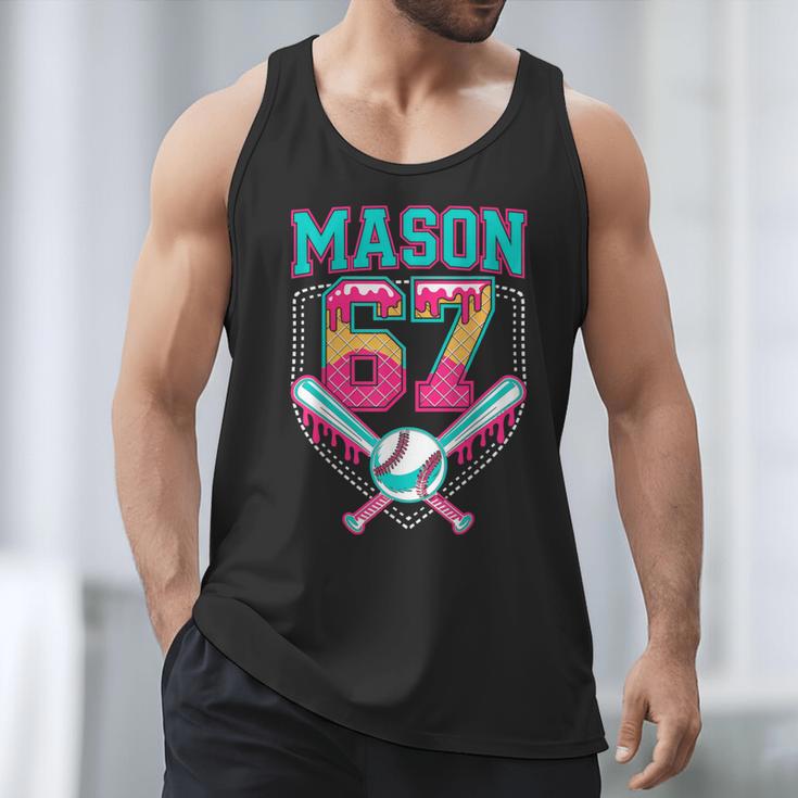 Trendy Mason 67 Mem Ice Cream Drip Baseball Birthday Costume Men Tank Top Trendy Mason 67 Mem Ice Cream Drip Baseball Birthday Costume Men Tank Top