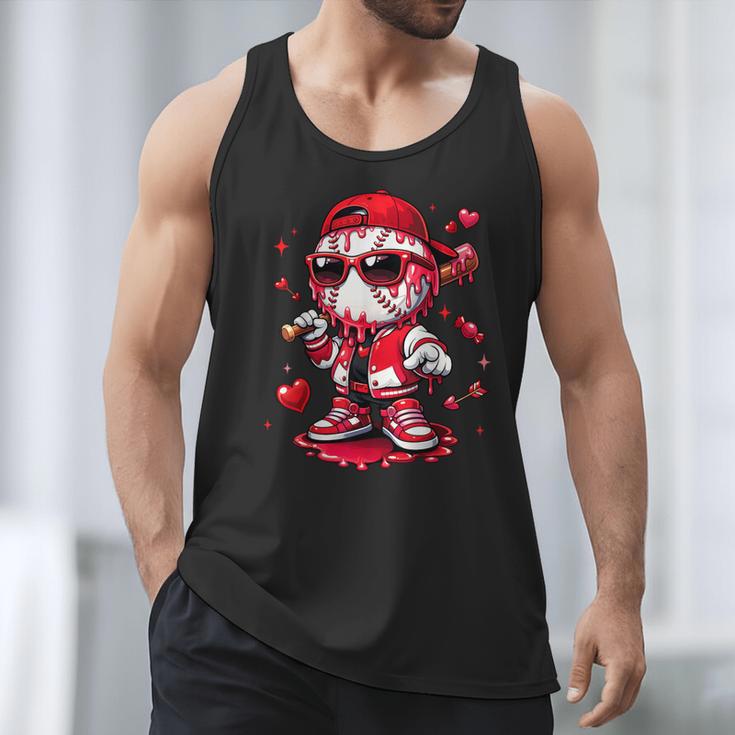 Valentines Day Baseball Drip Ice Cream For Boys Kids Teens Men Tank Top Valentines Day Baseball Drip Ice Cream For Boys Kids Teens Men Tank Top