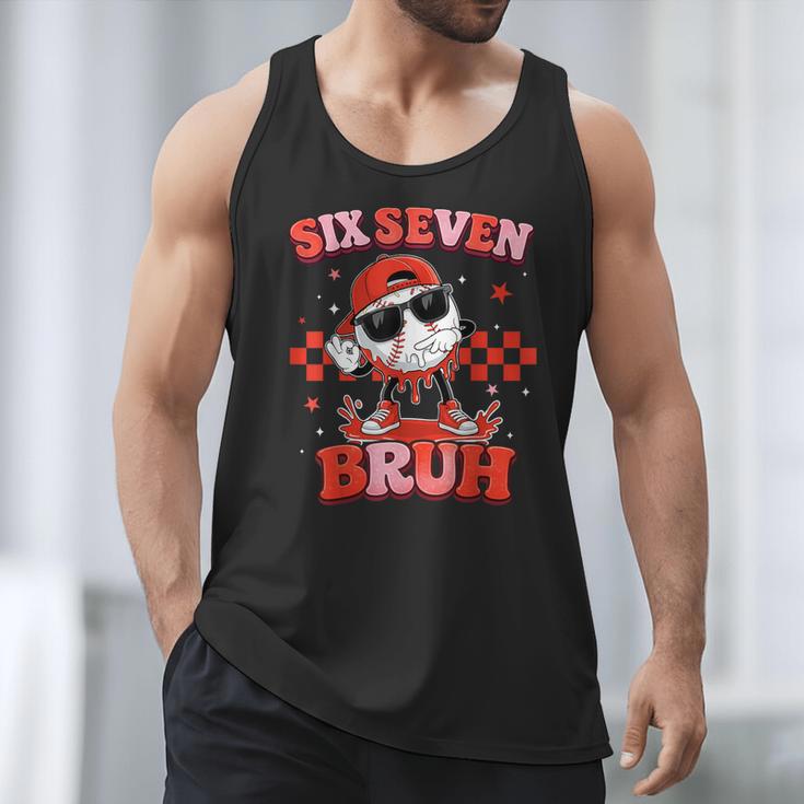 Valentines Day Baseball Six Seven 67 Meme Heart Baseball Dab Men Tank Top Valentines Day Baseball Six Seven 67 Meme Heart Baseball Dab Men Tank Top