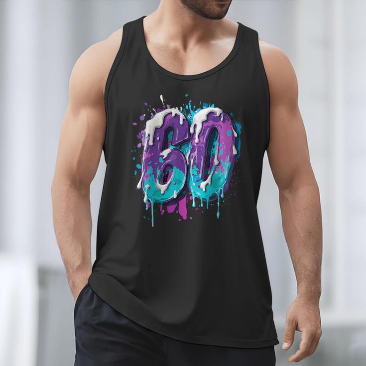 Vintage Baseball 60 Number Men Tank Top Vintage Baseball 60 Number Men Tank Top