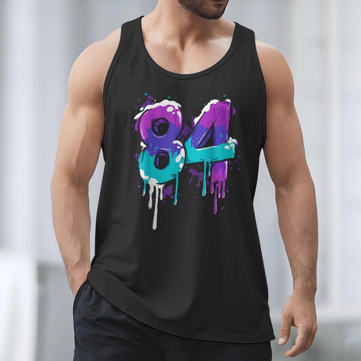 Vintage Baseball 84 Number Men Tank Top