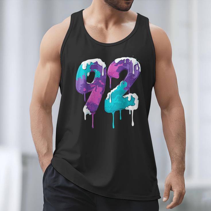 Vintage Baseball 92 Number Men Tank Top Vintage Baseball 92 Number Men Tank Top