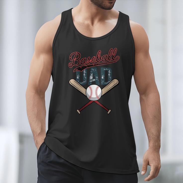 Vintage Baseball Dad Father's Day Birthday Matching Family Men Tank Top Vintage Baseball Dad Father's Day Birthday Matching Family Men Tank Top
