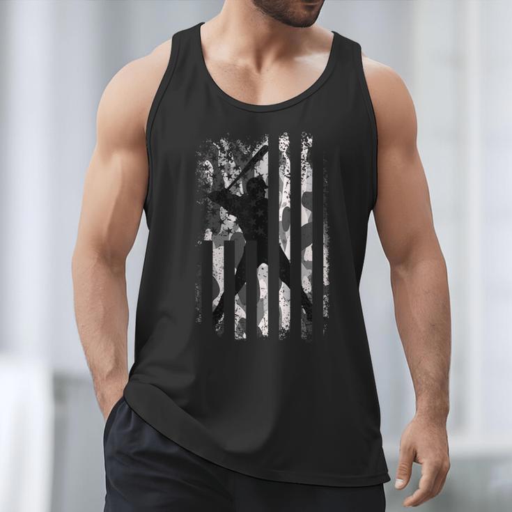 Vintage Baseball US Camouflage Flag Tee Baseball Dad Player Men Tank Top Vintage Baseball US Camouflage Flag Tee Baseball Dad Player Men Tank Top