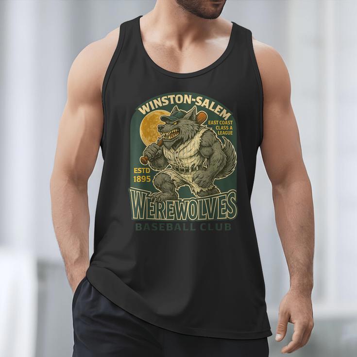 Winston-Salem Werewolves Minor League Baseball Club Men Tank Top Winston-Salem Werewolves Minor League Baseball Club Men Tank Top