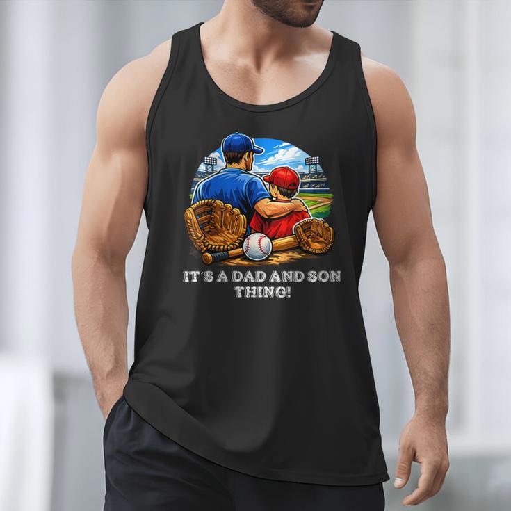 Women's Father Son Baseball Father's Day Men Tank Top Women's Father Son Baseball Father's Day Men Tank Top