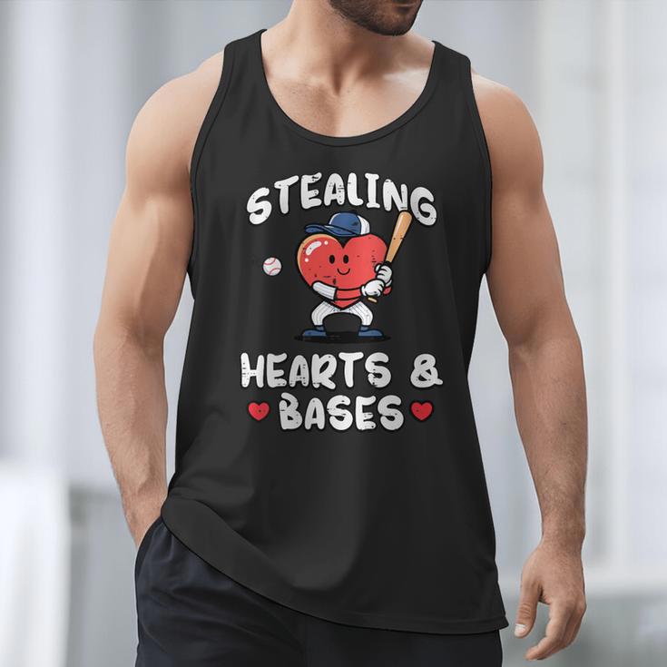 Women's Valentines Day Baseball Stealing Hearts Bases Boys Kids Men Men Tank Top Women's Valentines Day Baseball Stealing Hearts Bases Boys Kids Men Men Tank Top