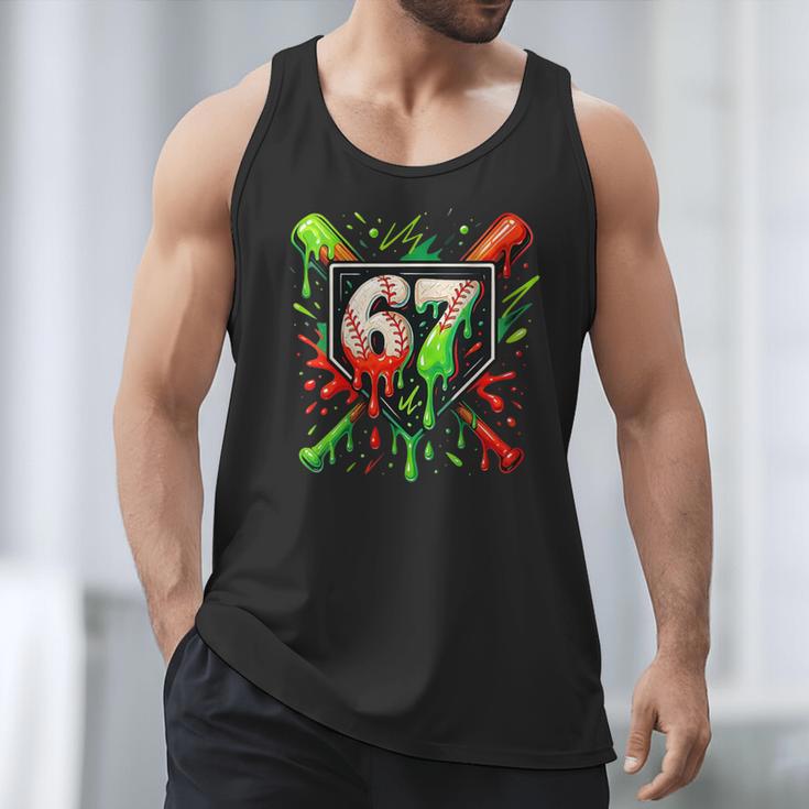 Xmas Baseball Six Seven 67 Meme Ice Cream Drip Men Women Men Tank Top Xmas Baseball Six Seven 67 Meme Ice Cream Drip Men Women Men Tank Top