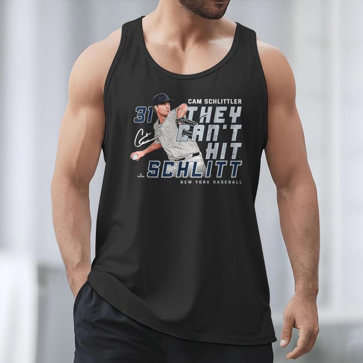 They Can't Hit Schlitt Cam Schlittler New York Baseball MLBP Men Tank Top They Can't Hit Schlitt Cam Schlittler New York Baseball MLBP Men Tank Top