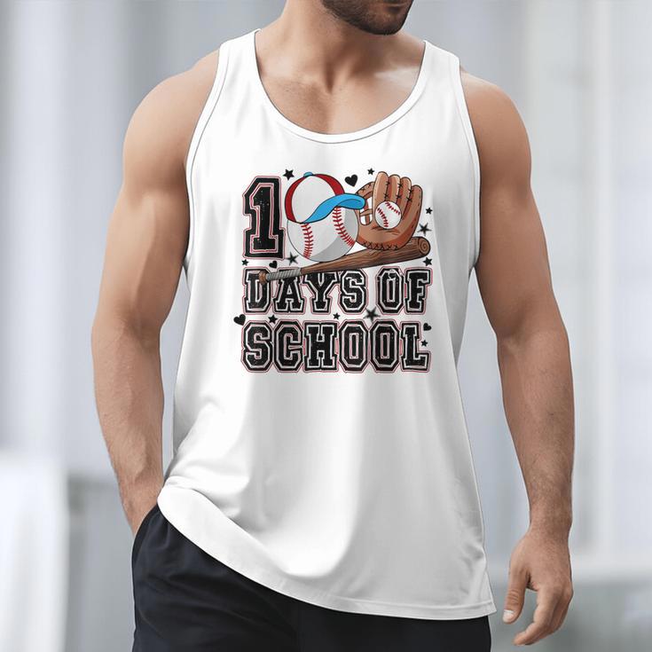Baseball 100 Days Of School Happy 100th Day Teachers Kids Men Tank Top