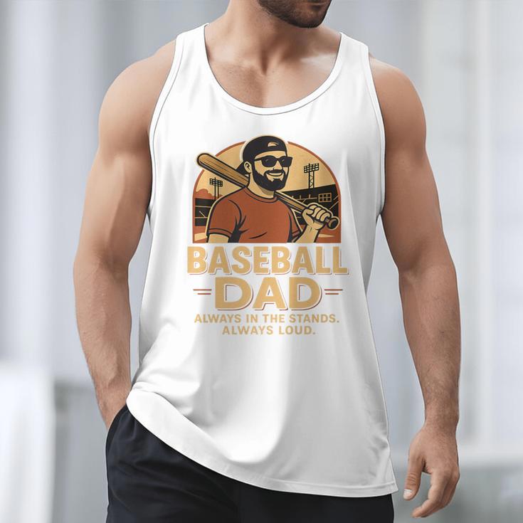 Baseball Dad – Always In The Stands Always Loud Retro Premium Men Tank Top
