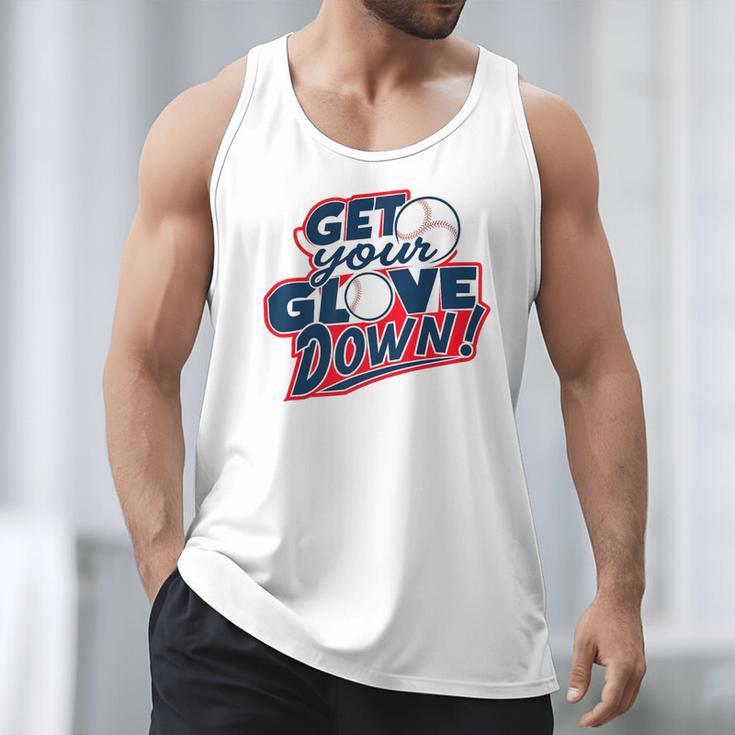 Baseball Dad Coach Training Saying Get Your Glove Down Premium Men Tank Top Baseball Dad Coach Training Saying Get Your Glove Down Premium Men Tank Top