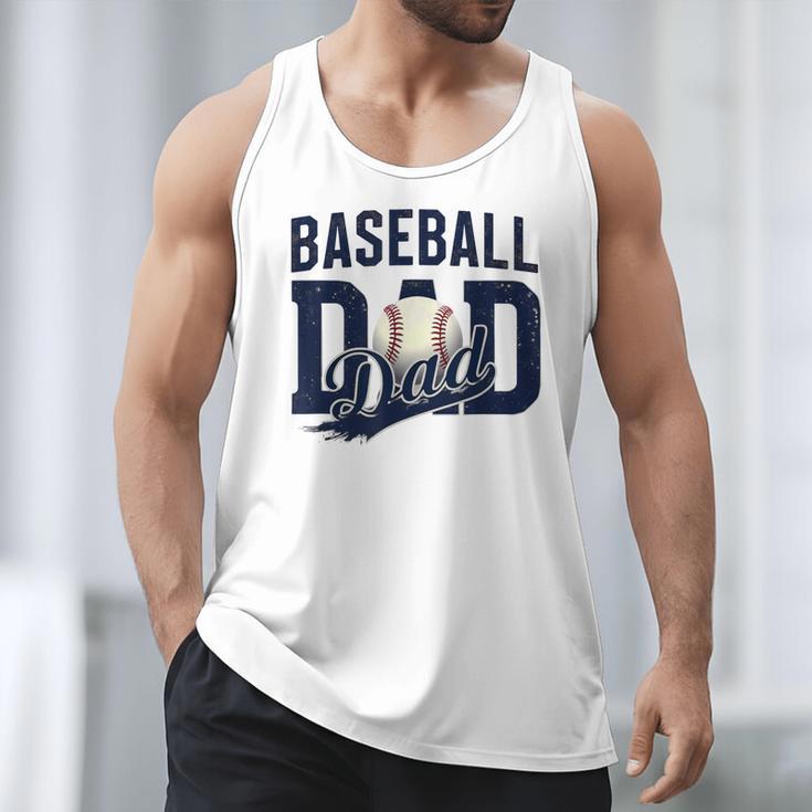 Baseball Dad Daddy Papa Men Tank Top